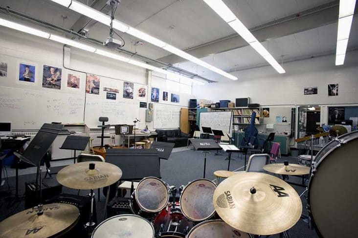 Alpha High School Band Room