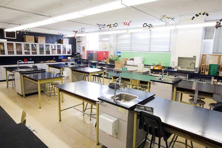 Alpha High School Science Classroom