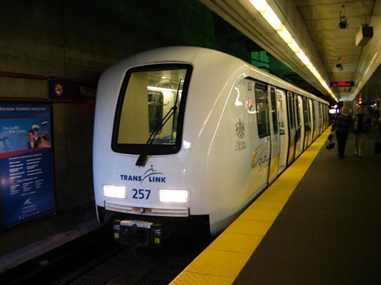 Skytrain Vancouver Transit System