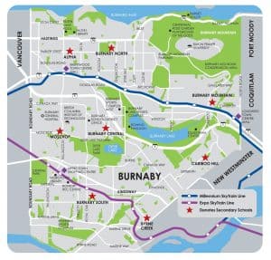 Burnaby School District Map